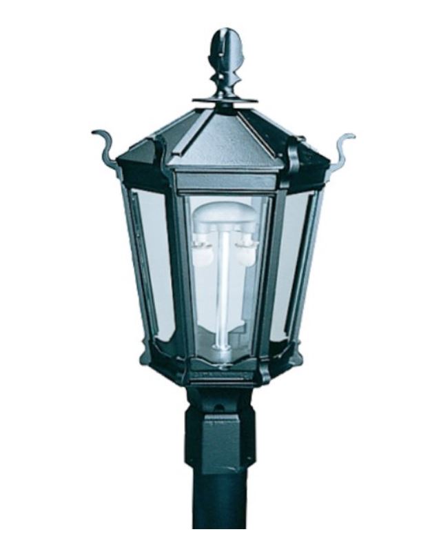 WK5A Cast Aluminum Gas Lamp Head | Post Mount | Everglow