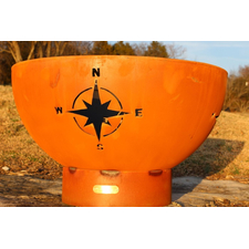 Fire Pit Art 36" Navigator Wood Burning Fire Pit