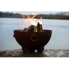 Fire Pit Art 41" Nepal Wood Burning Fire Pit