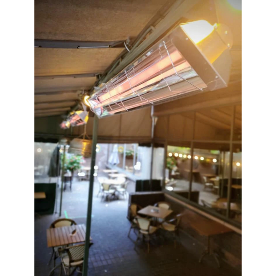 ElectricSchwank Heater Model ES-1533 Stainless Steel | 1500 Watts | 208V In Use