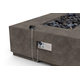 American Fyre Designs 36" Reclaimed Wood Bordeaux Square Fire Bowl FyreStarter Bluetooth | 430-H6C USB Plugged
